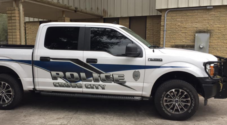 Image of a Town of Cross City Police Vehicle